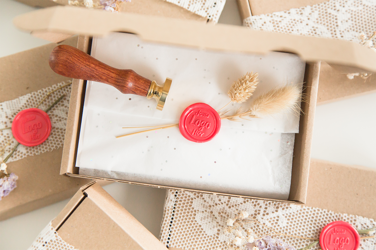 zakelijke gepersonaliseerde wax stempel